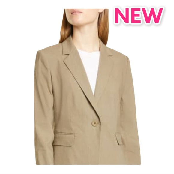 Nordstrom Signature Blazer Light Brown XL - Picture 2 of 6